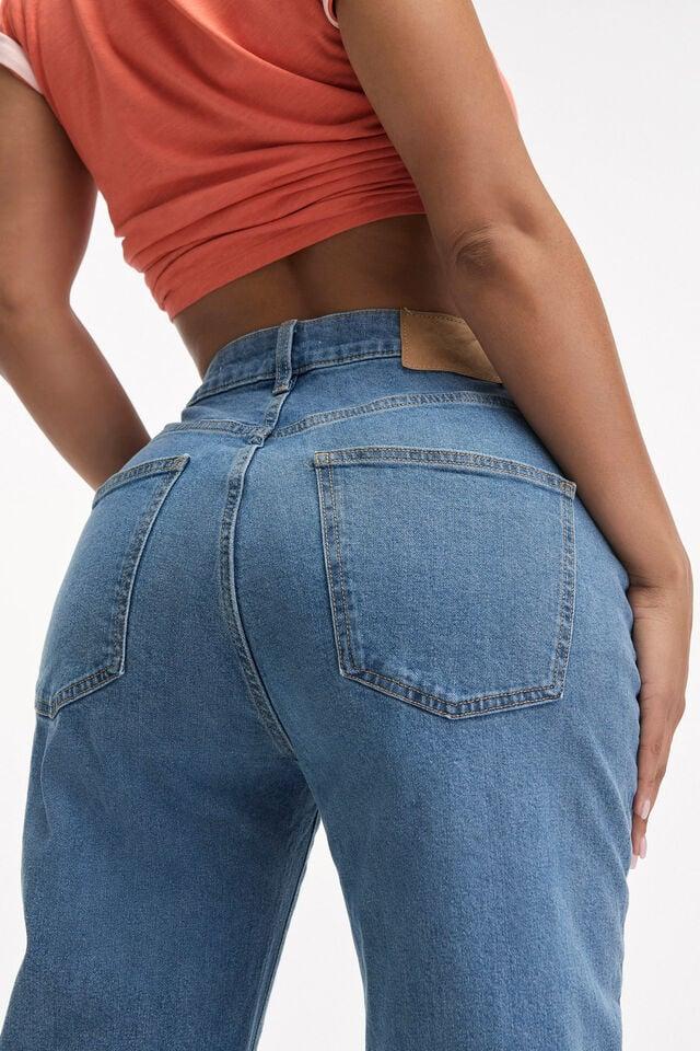 Cotton On Curvy Stretch Straight Jean Sea Blue