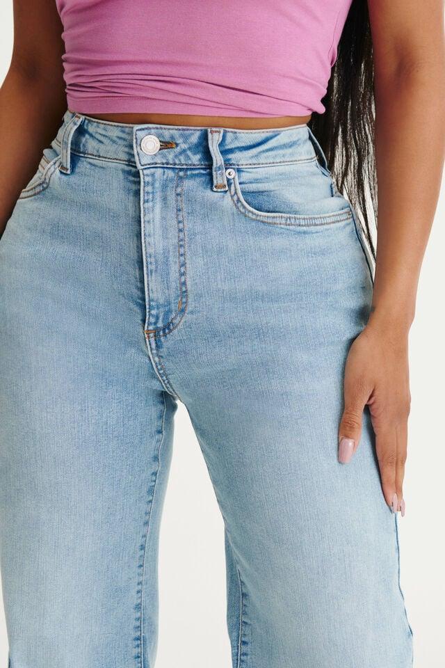 Cotton On Curvy Stretch Wide Jean Cassette Blue