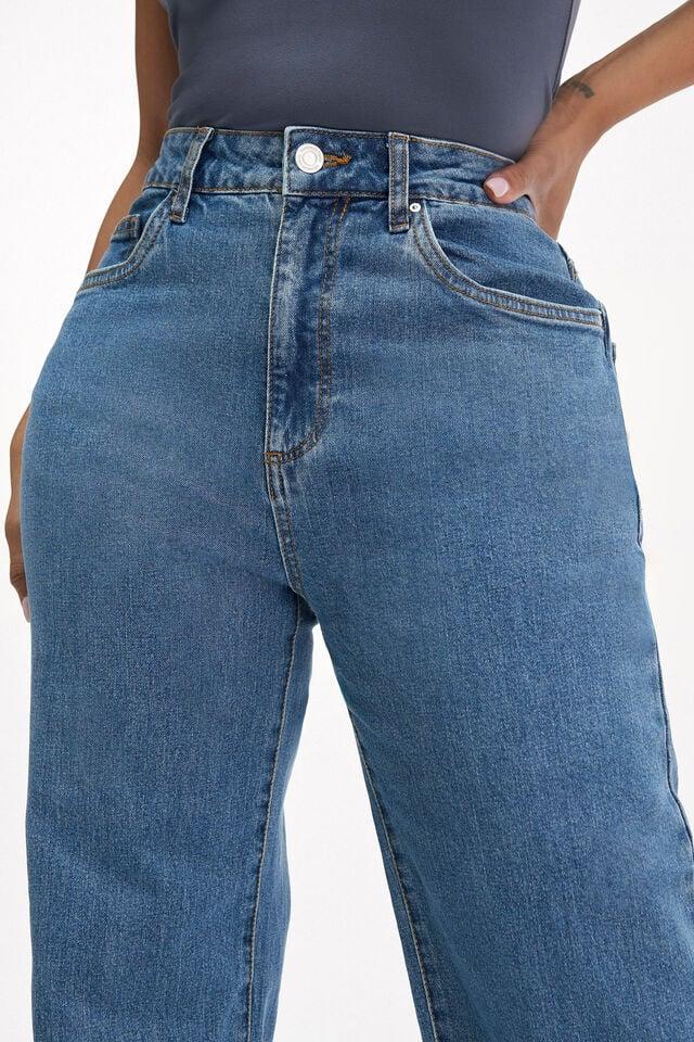 Cotton On Curvy Stretch Wide Jean Sea Blue