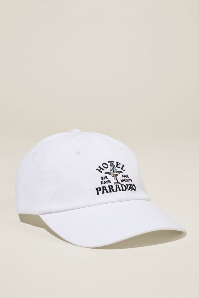 cotton on Dad Hat white/hotel paradiso