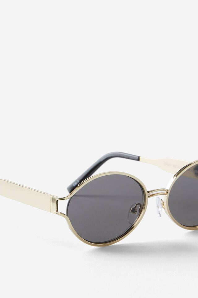 Cotton On Daisy Metal Sunglasses Gold/black