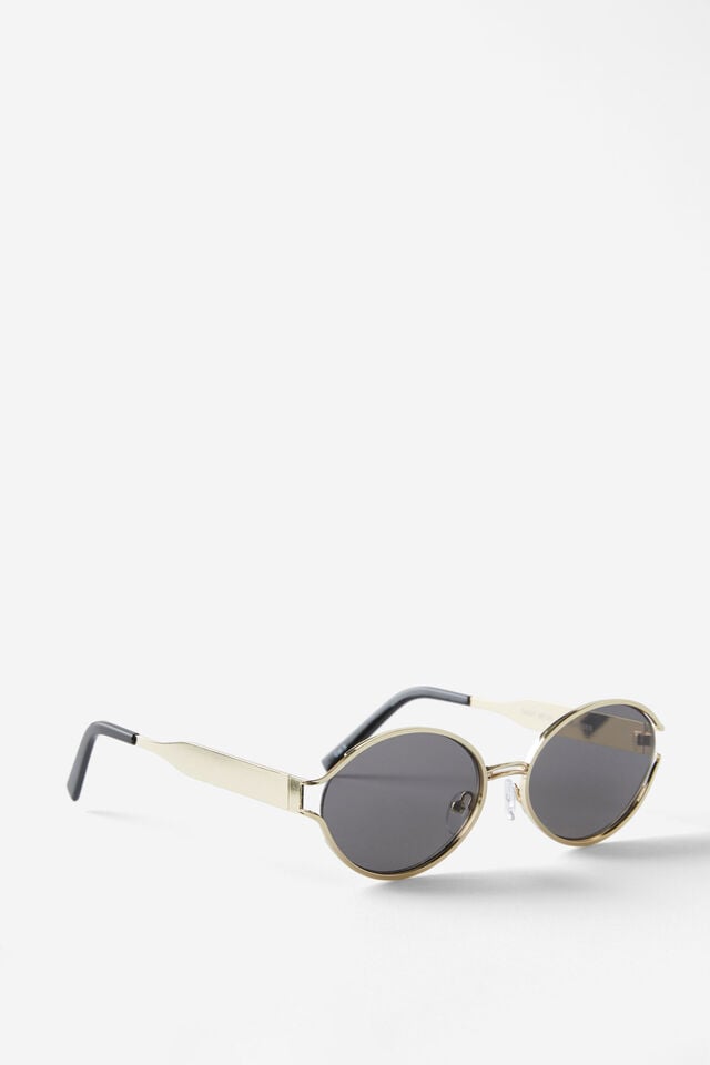 Cotton On Daisy Metal Sunglasses Gold/black