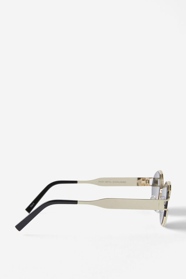 Cotton On Daisy Metal Sunglasses Gold/black