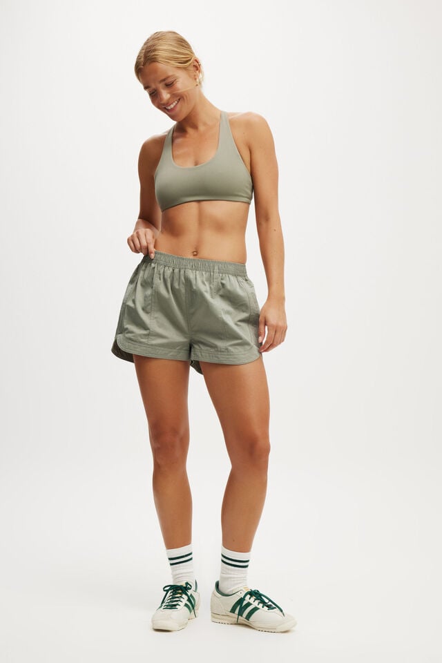 Cotton On Day Trip Panelled Short Dusty Khaki