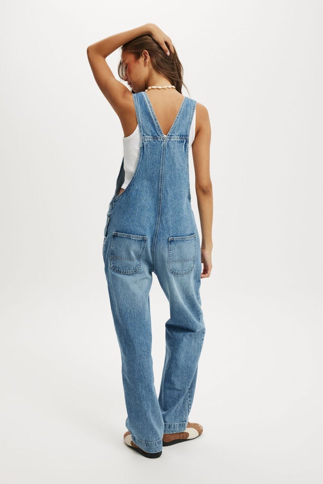Cotton On Denim Overall Saltwater Blue