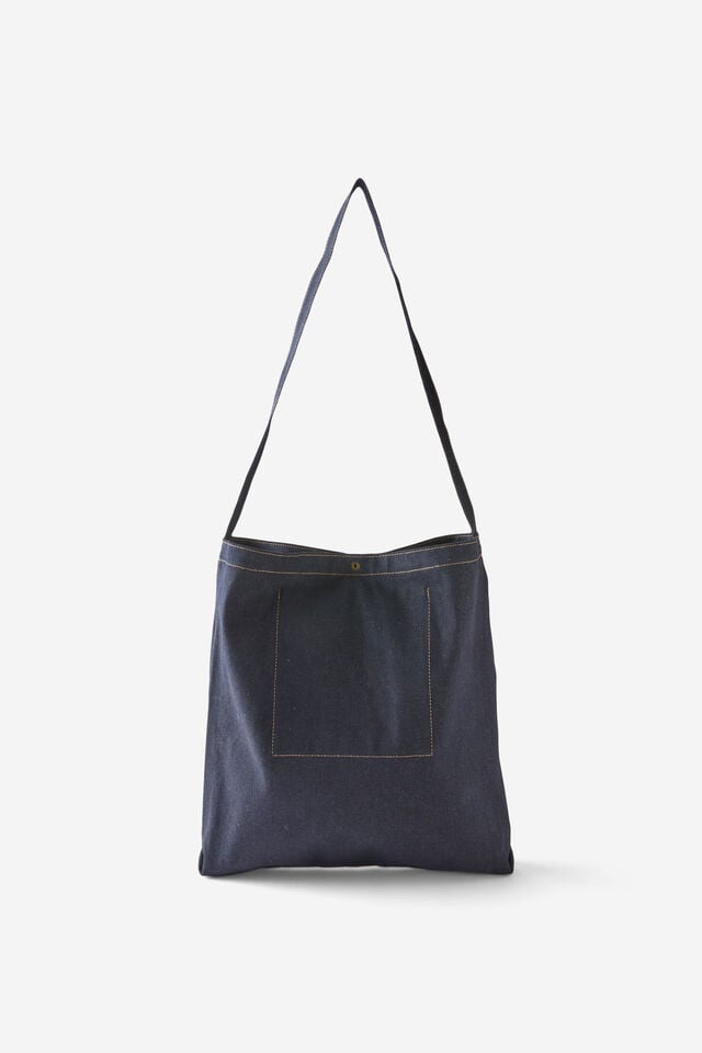 cotton on Denim Tote Bag indigo denim