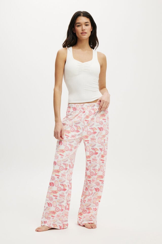 Cotton On Departure Lounge Scoop Tank Coconut Milk