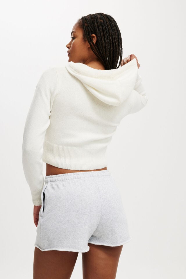 Cotton On Double Zip Hoodie Porcelain