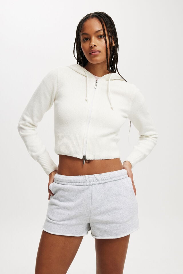 cotton on Double Zip Hoodie porcelain