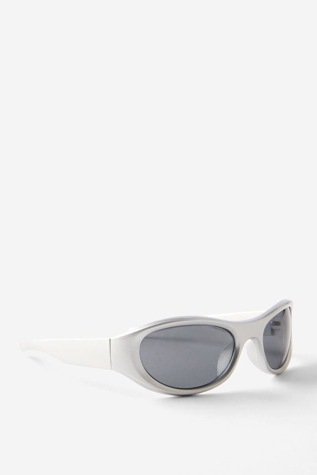 Cotton On Drome Sunglasses Silver/smoke