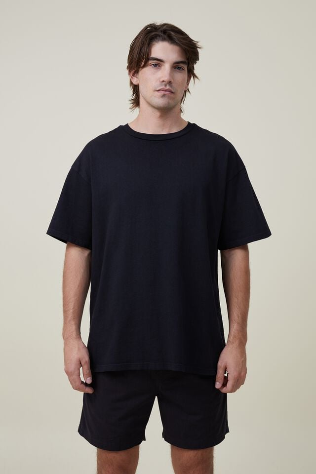 Cotton On Easy Short Black Texture