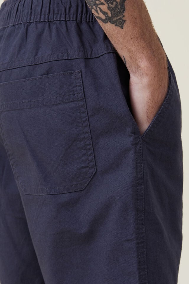 Cotton On Easy Short Navy Texture