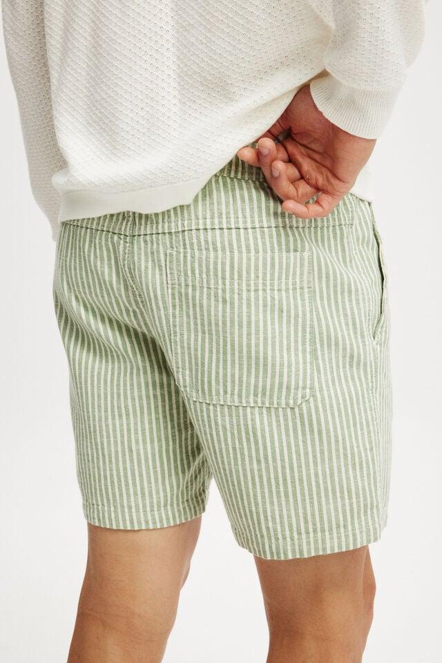 Cotton On Easy Short Sage Stripe