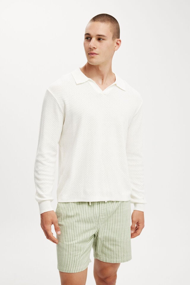 Cotton On Easy Short Sage Stripe