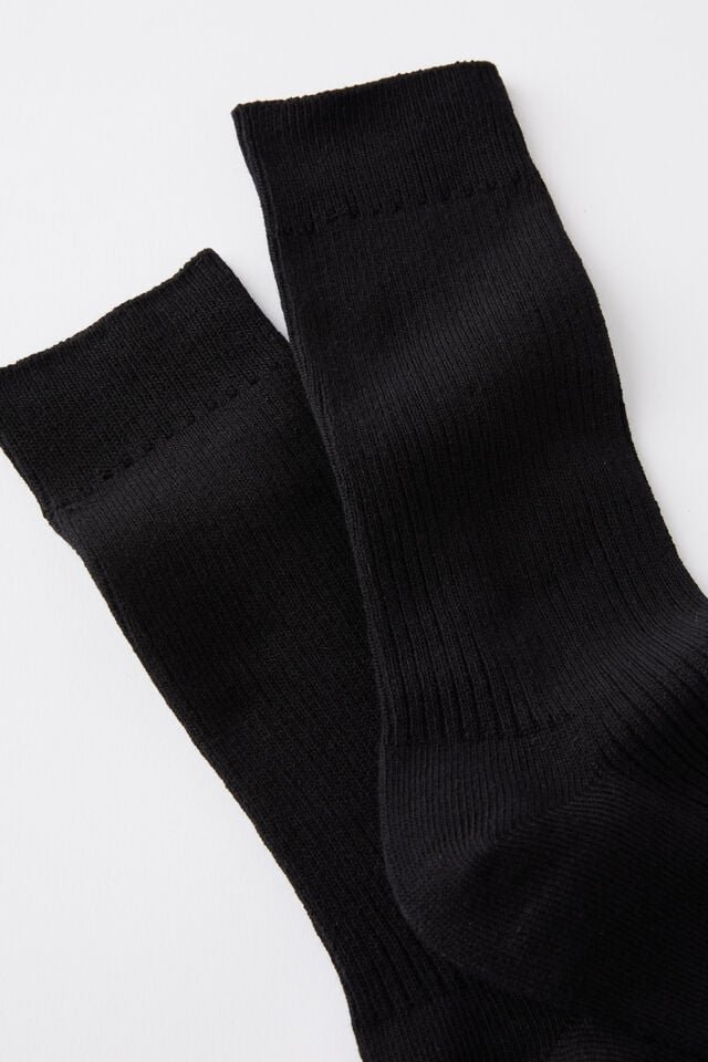 Cotton On Easy Sock Black