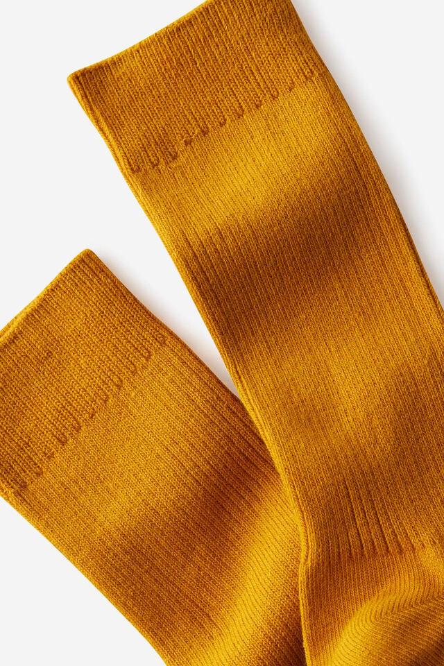 Cotton On Easy Sock Burnt Vintage Gold
