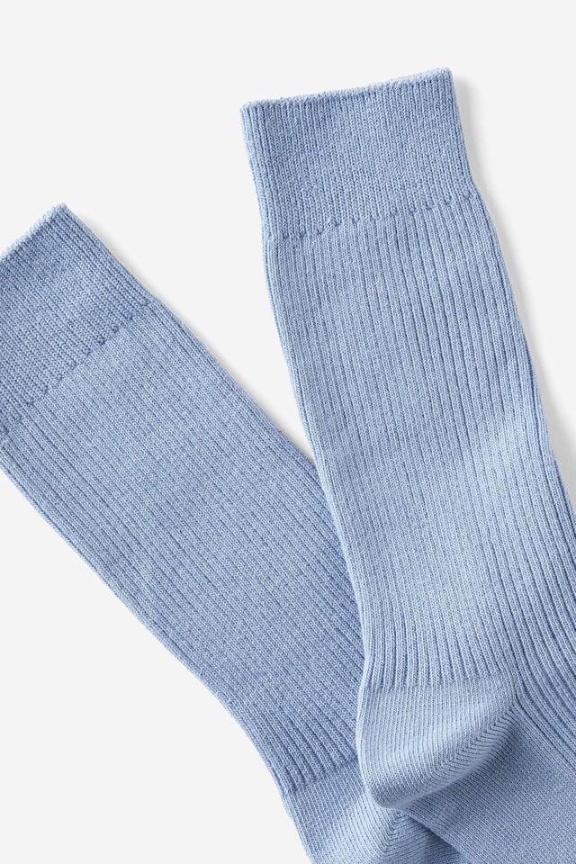 Cotton On Easy Sock Dusty Blue