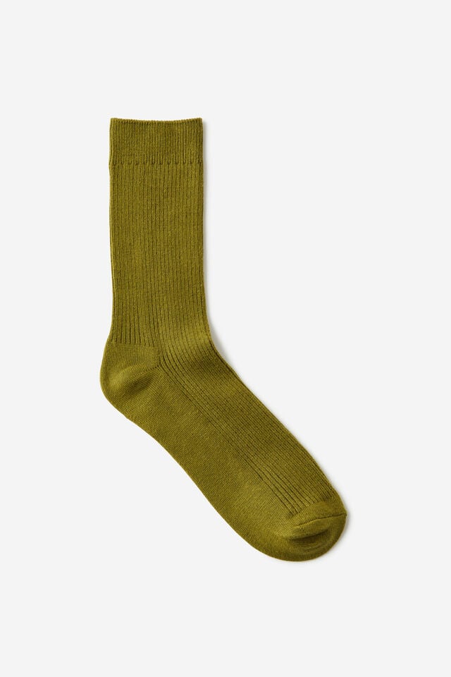 cotton on Easy Sock olive