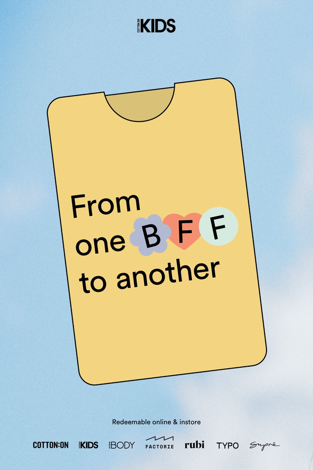 cotton on eGift Cards cotton on kids bff