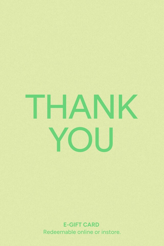 cotton on eGift Cards thank you
