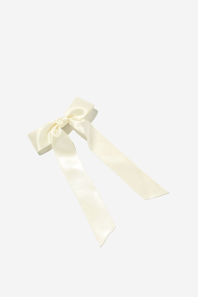 Cotton On Emily Hair Bow Ecru