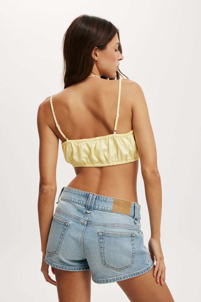 Cotton On Emily Micro Top Lemon Zest