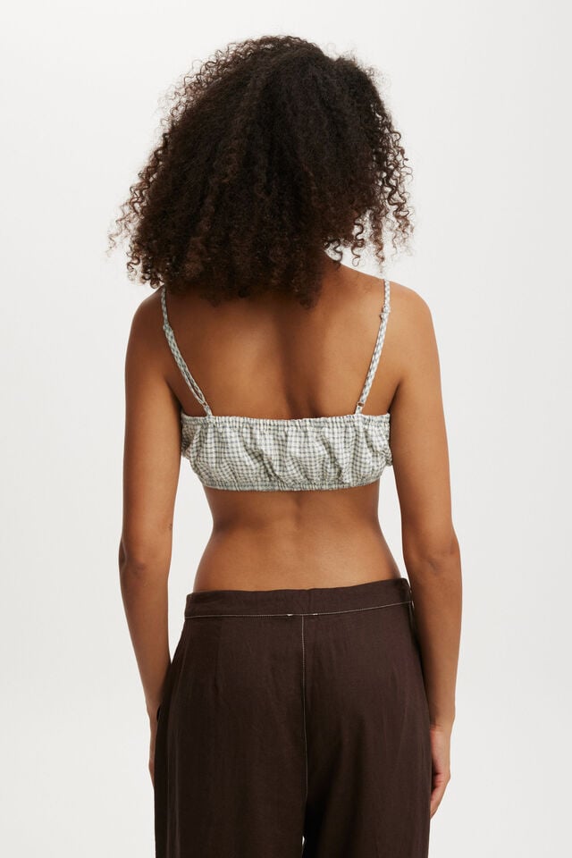 Cotton On Emily Micro Top Micro Check Seersucker