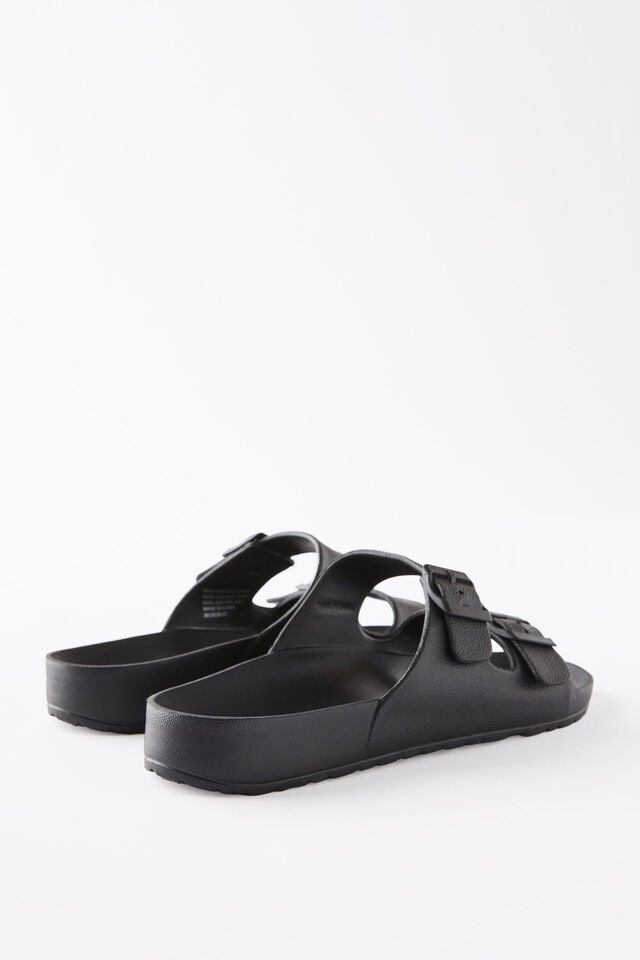 Cotton On Eva Double Buckle Black