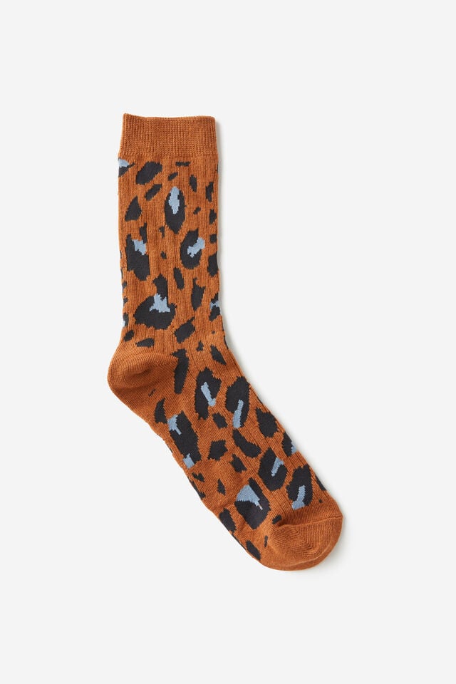 cotton on Fashion Sock leopard