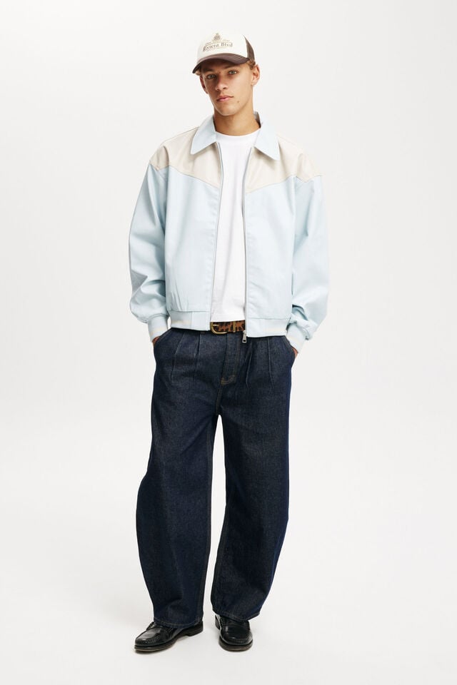 Cotton On Faux Leather Western Jacket Ice