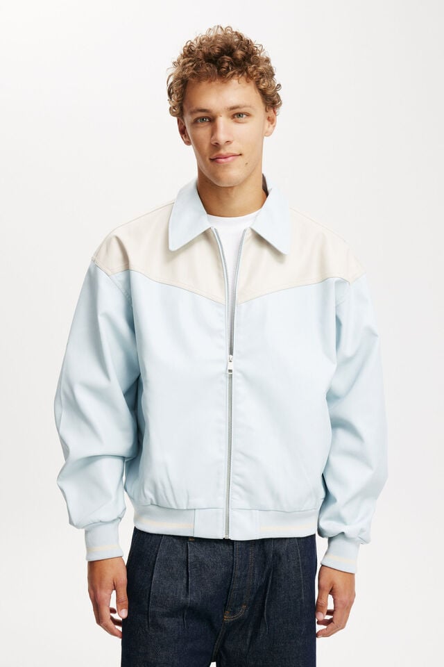 cotton on Faux Leather Western Jacket ice