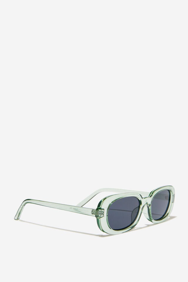 Cotton On Fluid Sunglasses Khaki Crystal/black