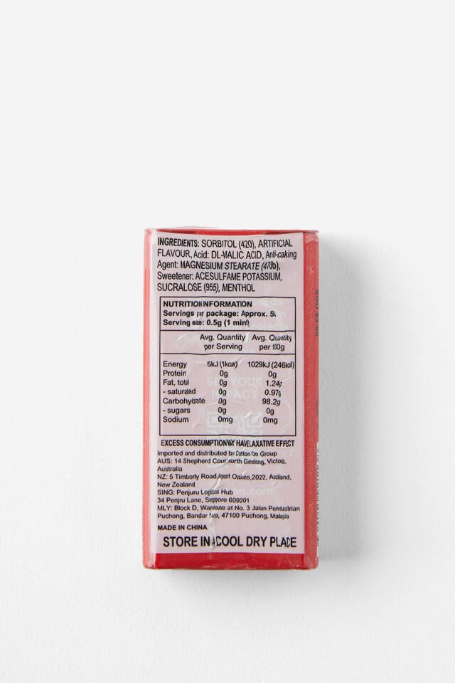 Cotton On Foundation Mints Watermelon / Soft Red