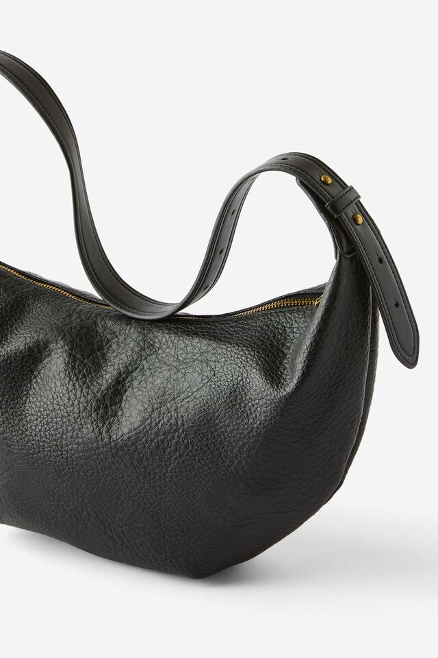 Cotton On Gracie Underarm Bag Black Pebble