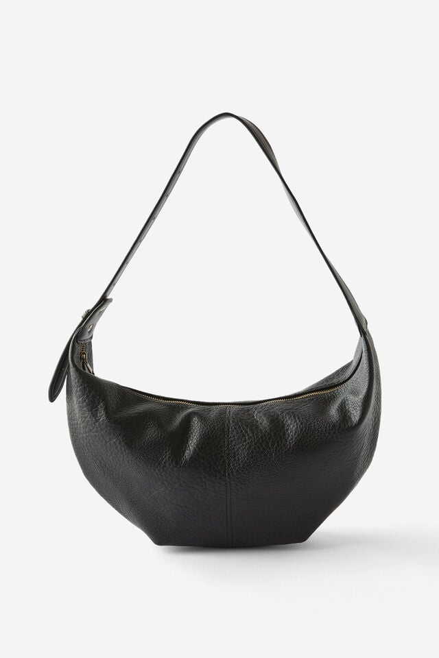 cotton on Gracie Underarm Bag black pebble