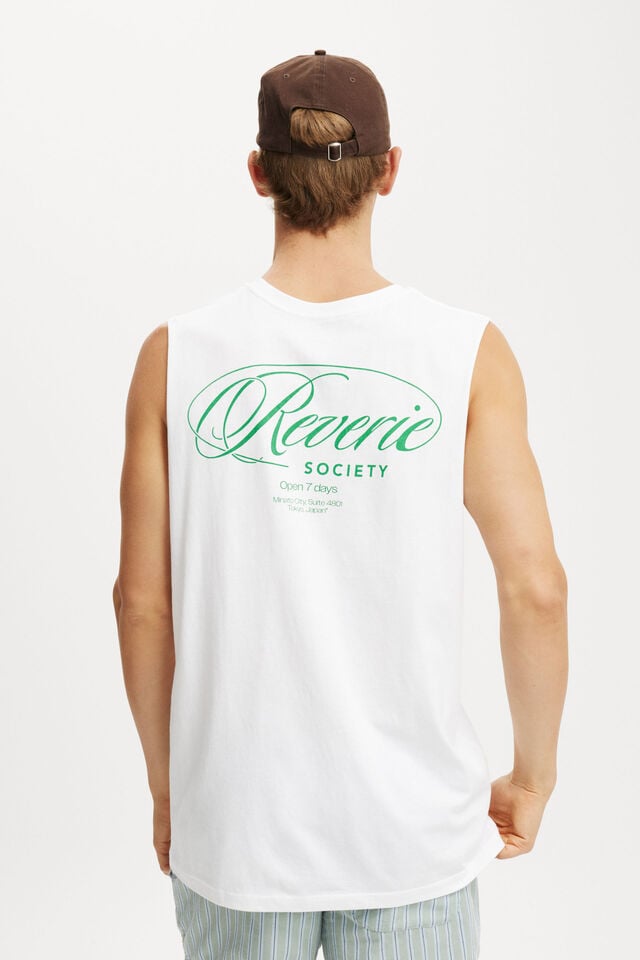 Cotton On Graphic Muscle White/reverie Grit