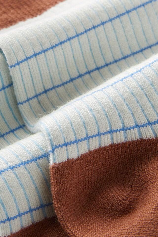 Cotton On Grid Pattern Crew Sock Seamist