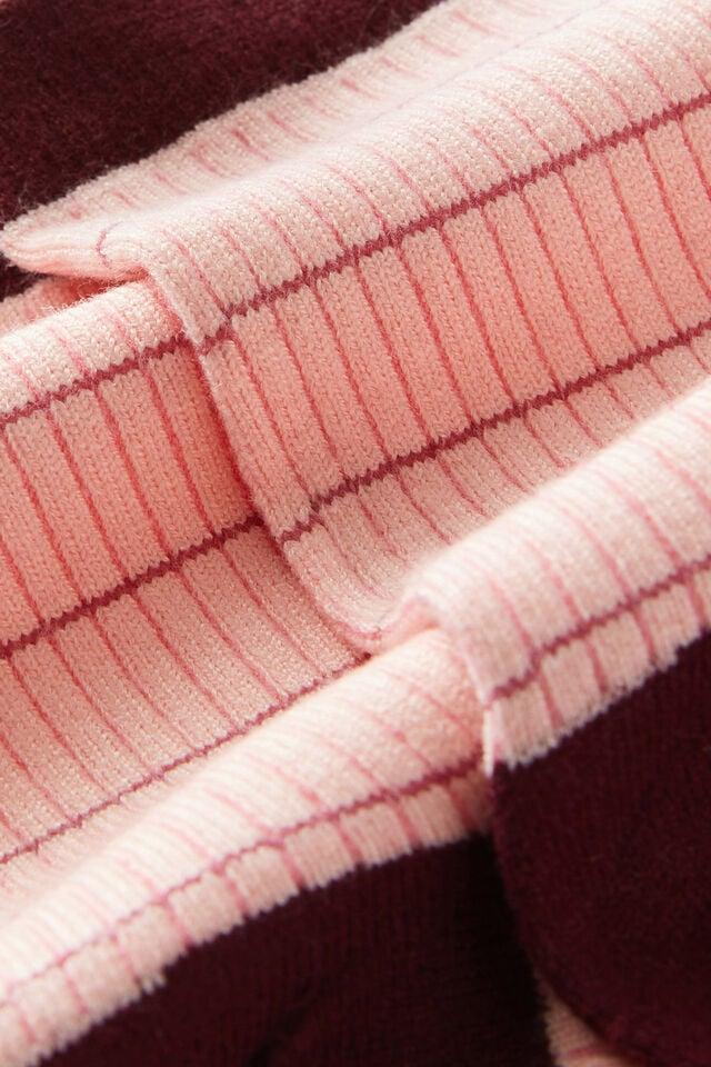 Cotton On Grid Pattern Crew Sock Soft Pink