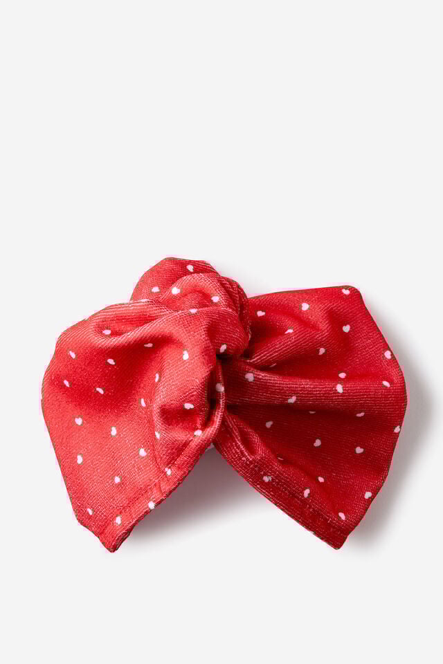 cotton on Grwm Hair Turban hearts red