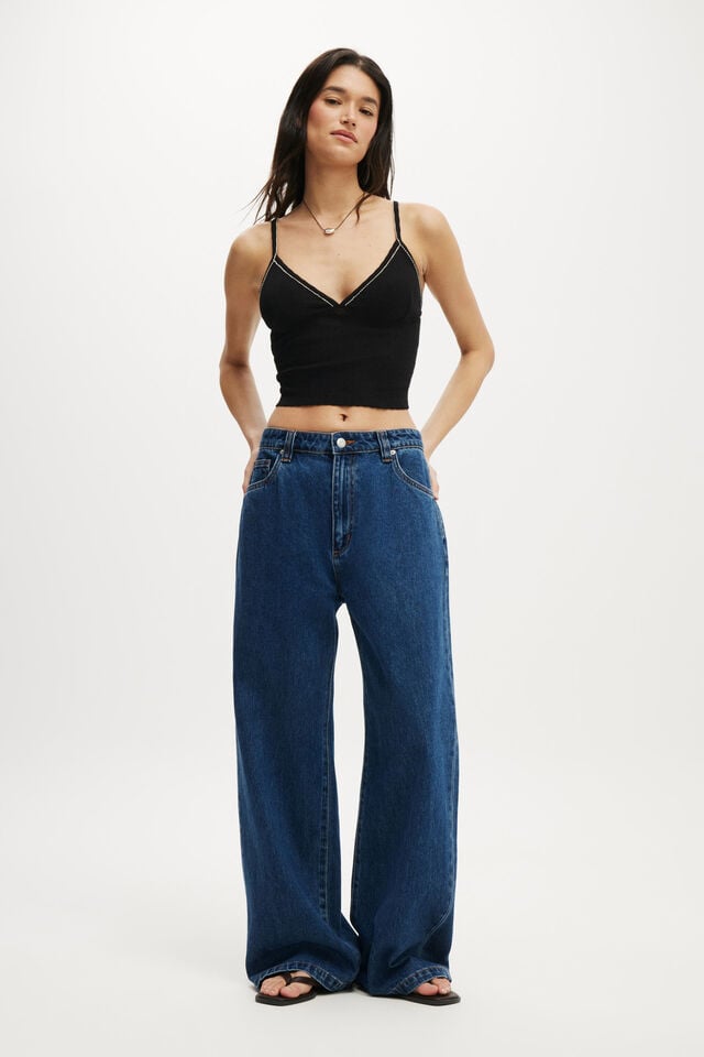 Cotton On Hailey V Neck Cami Black