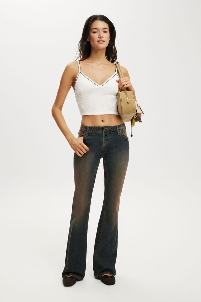 Cotton On Hailey V Neck Cami Vintage White