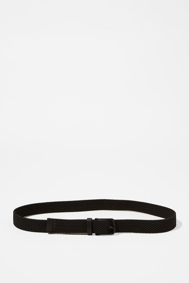 cotton on Hampton Plait Belt black