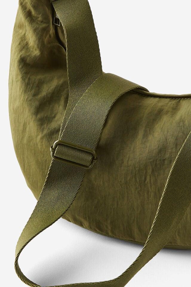 Cotton On Harley Crescent Sling Bag Artichoke