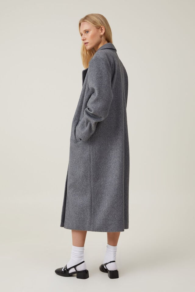 Cotton On Harrison Coat Shadow Grey