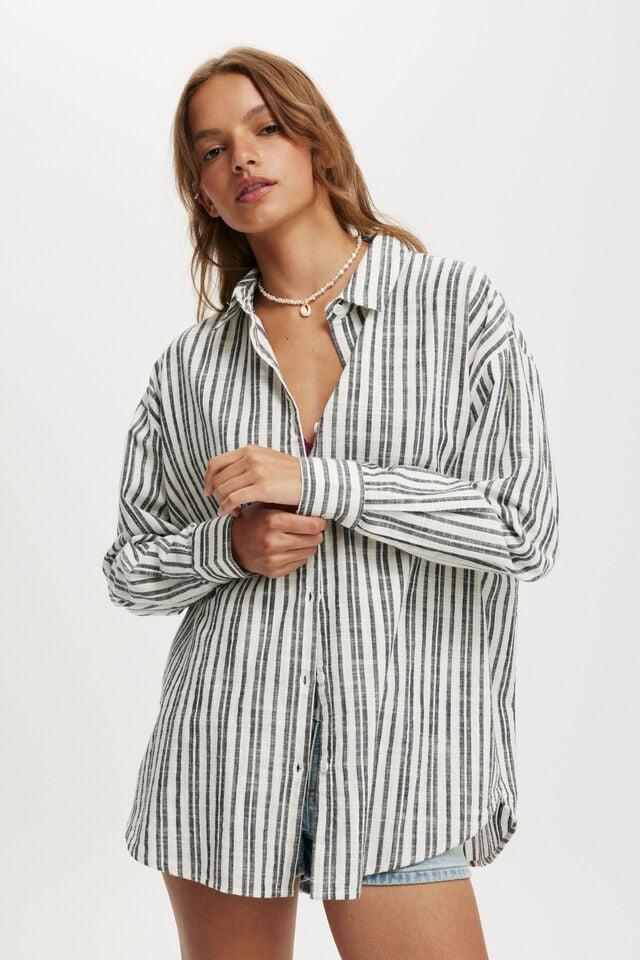 cotton on Haven Long Sleeve Shirt luca stripe