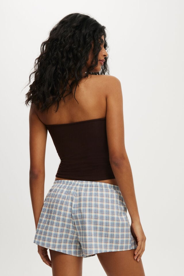 Cotton On Haven Micro Short Olivia Check Texture