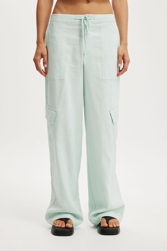 Cotton On Haven Utility Pant Powder Green
