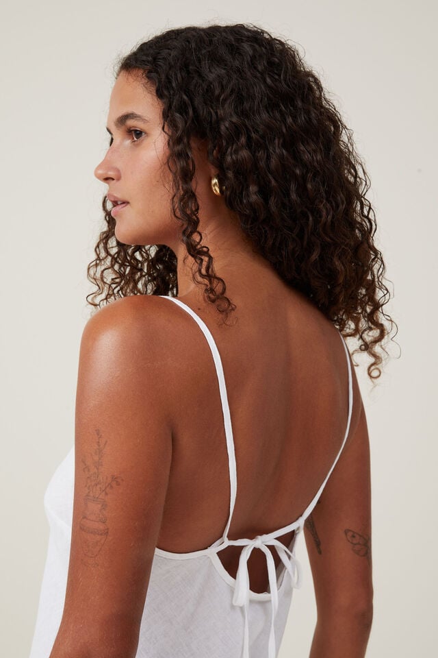 Cotton On Haven V Neck Mini Dress White