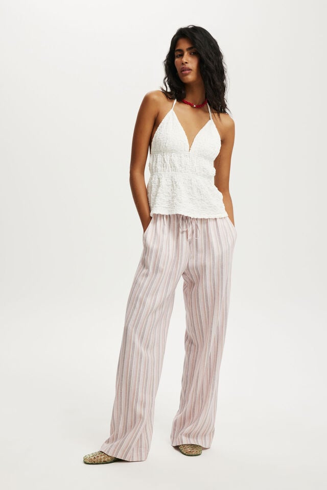 cotton on Haven Wide Leg Pant ava stripe bubblegum
