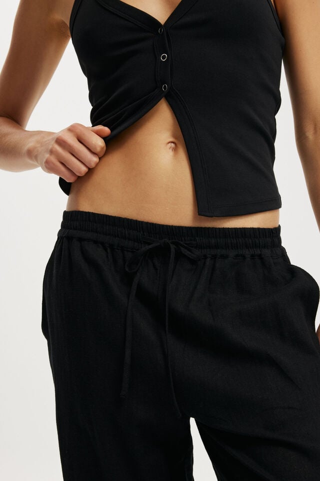 Cotton On Haven Wide Leg Pant Black